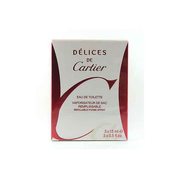 Cartier - Delices de Cartier - Eau de Toilette Refillable Purse Spray 3x15 ml