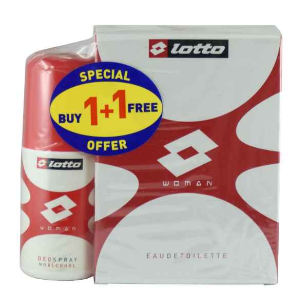 Lotto - Woman SET - Eau de Toilette Spray 100 ml - Deodorant Spray 50 ml