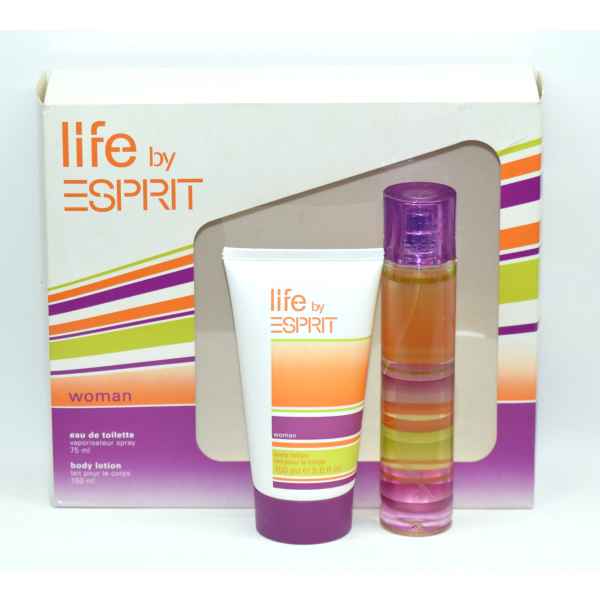 Esprit - Life by Esprit - Woman - SET - EDT 75 ml + BL150 ml- verp. beschädigt