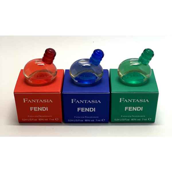Fendi - Fantasia - Fashion Fragrance - Eau de Toilette 3 x 7 ml (21 ml) - NEU