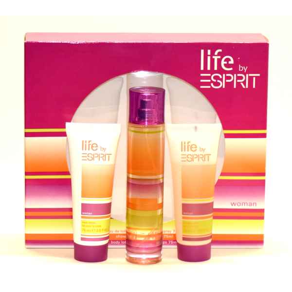 Esprit - Life - Woman - 3 tlg. Set - EDT 75 ml + Shower Gel 75 ml + Body Lotion 75 ml