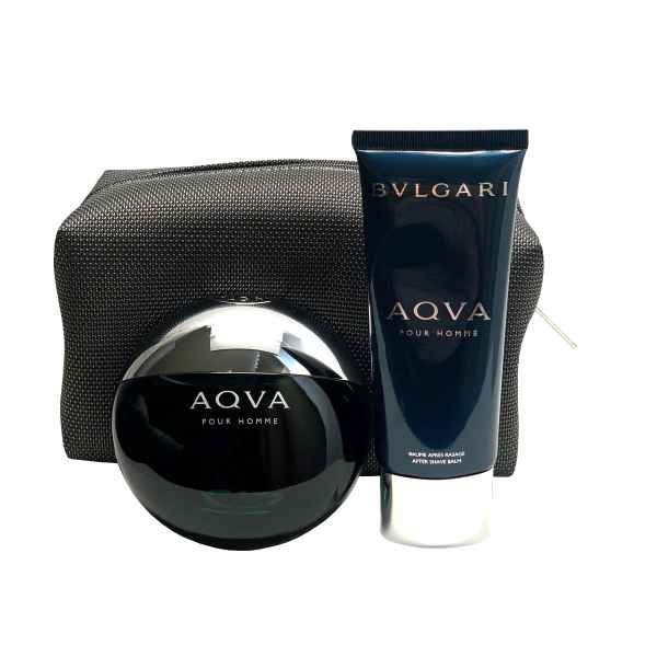 Bvlgari - AQVA - homme - EDT 100 ml + After Shave Balm 100 ml + Pouch - umverpackung beschädigt