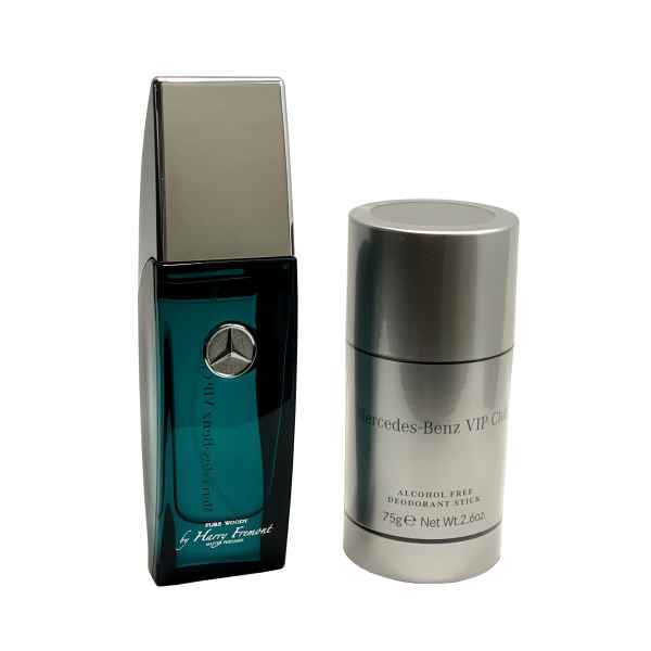 Mercedes-Benz - Vip Club - Pure Woody by Harry Fremont - EDT 50 ml + Deo Stick 75g - NEU