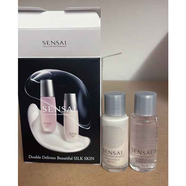 SENSAI Lotion 7ml + Emulsion 7ml Double Dleliveres Beautiful Silk Skin