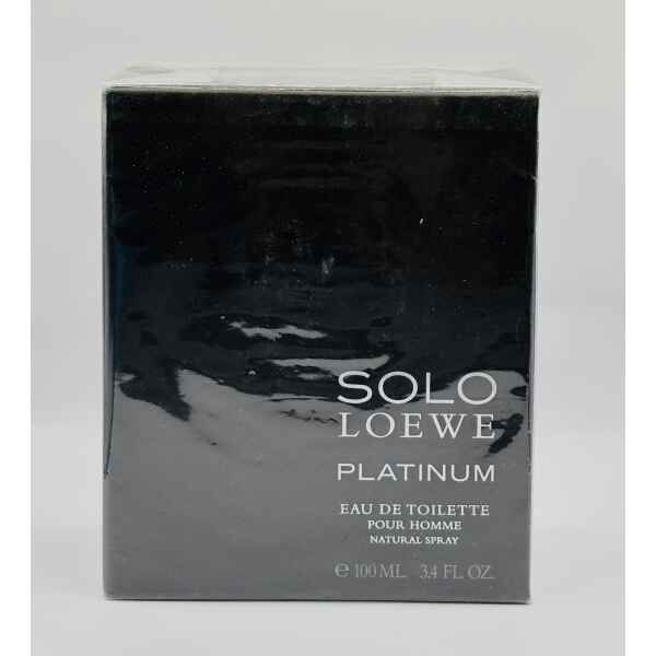 Solo Loewe Platinum Eau de Toilette Pour Homme Natural Spray 100 ml