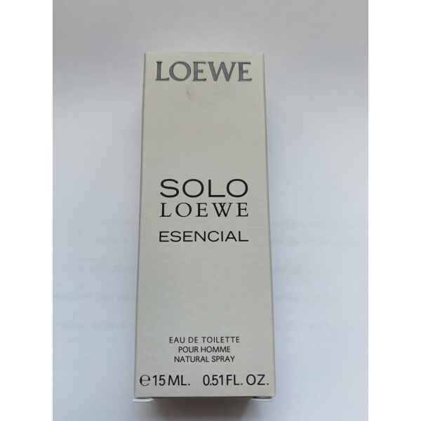 Solo Loewe Esencial Eau de Toilette Pour Homme Natural Spray 15 ml