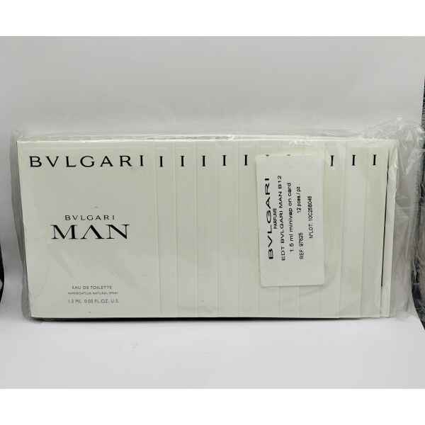 Bulgari Man Eau de Toilette Fiolen Set 12 x 1,5 ml