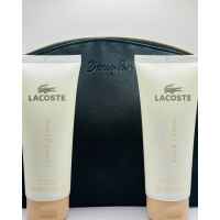 lacoste pour femme body lotion 2x 100ml + kosmetiktasche