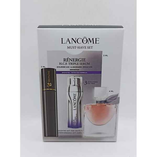 Lancôme Must-Have Set (Rénergie Serum + Mascara + La Vie Est Belle)