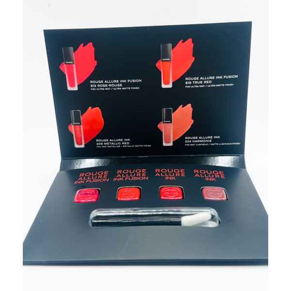 Chanel Rouge Allure Ink Fusion Lippenstift 4er-Set mit Applikator