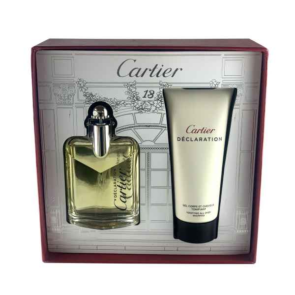 Cartier - Declaration - Set - Eau de Toilette Spray 50 ml + All over Shampoo 100 ml - NEU
