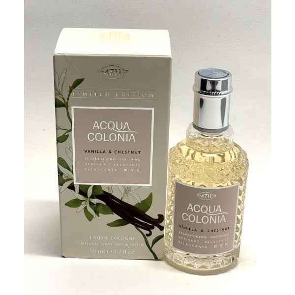 4711 - ACQUA COLONIA - Vanilla &amp; Chestnut - EDC 50 ml - Verp ohne Folie