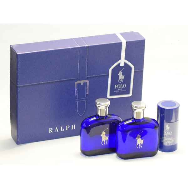 Ralph Lauren - Polo Blue Set - EDT 125 ml + After Shave 125 ml + Deo Stick 75 ml