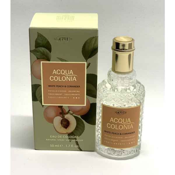 4711 - ACQUA COLONIA - White Peach & Coriander - EDC 50 ml - Verp ohne Folie