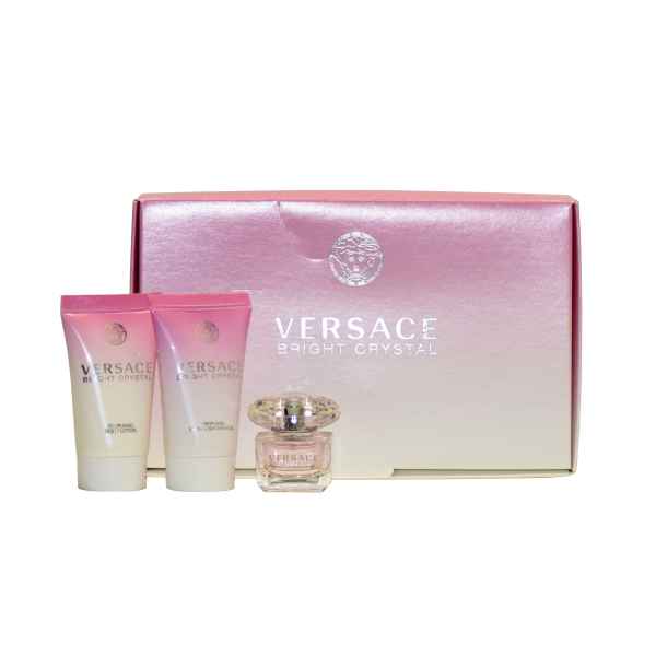 Versace - Bright Crystal - Mini Set - EDT 5 ml+BL 25 ml+SG 25 ml